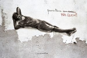 Quarentena para quem. Leo Mareco.